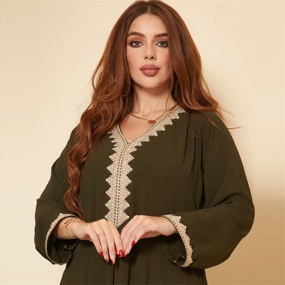 Abaya Zahra Marocaine Élégance et Chic