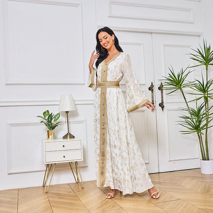 Caftan Zohra  Élégance Florale