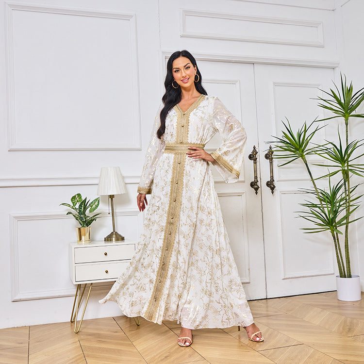 Caftan Zohra  Élégance Florale