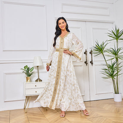 Caftan Zohra  Élégance Florale