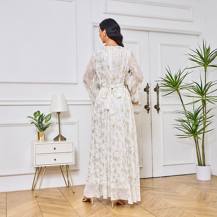 Caftan Zohra  Élégance Florale