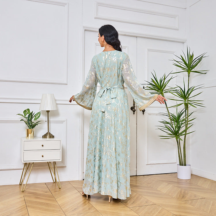 Caftan Zohra  Élégance Florale