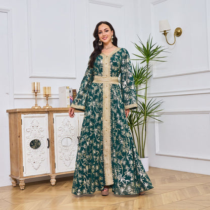 Caftan Zohra  Élégance Florale