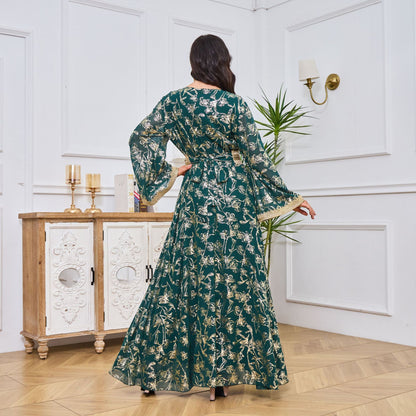 Caftan Zohra  Élégance Florale