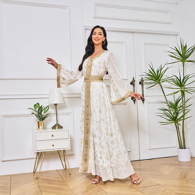 Caftan Zohra  Élégance Florale