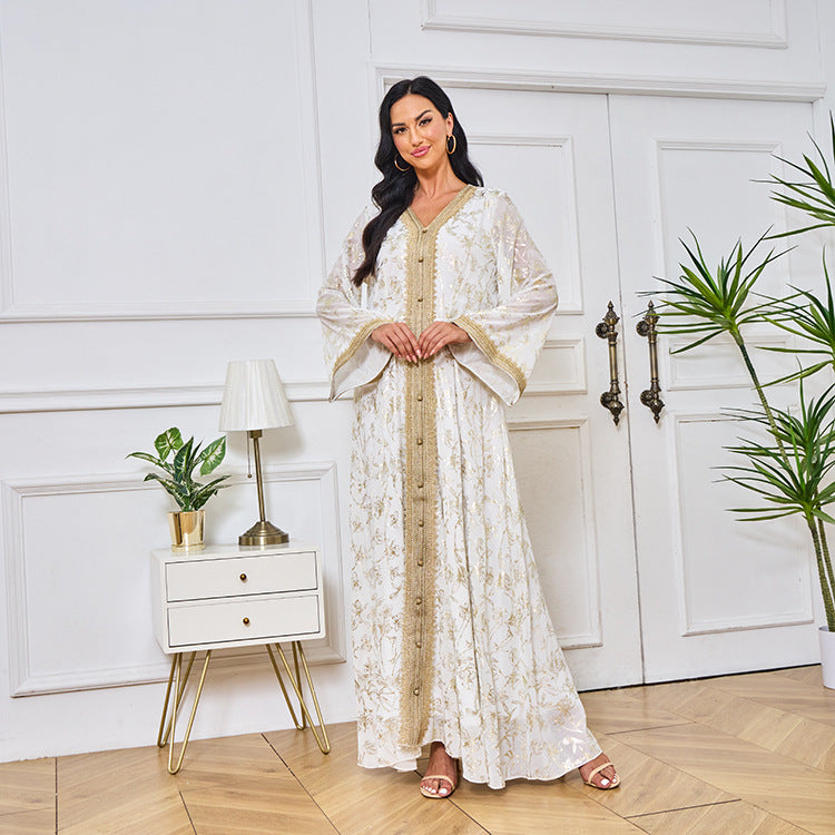 Caftan Zohra  Élégance Florale