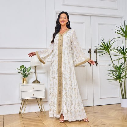 Caftan Zohra  Élégance Florale