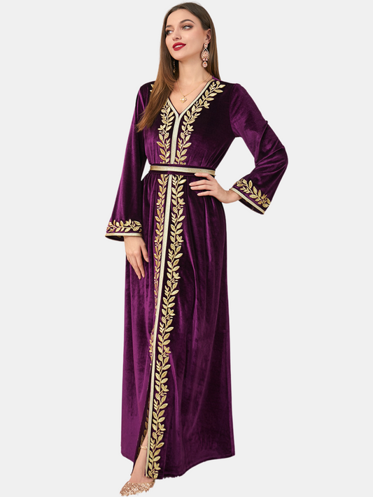 Caftan Mekness Marocain en Velours