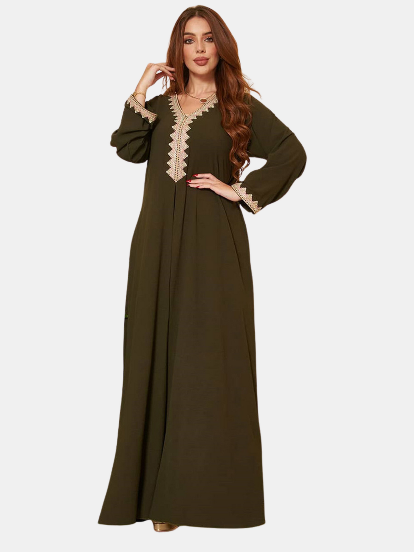 Abaya Zahra Marocaine Élégance et Chic