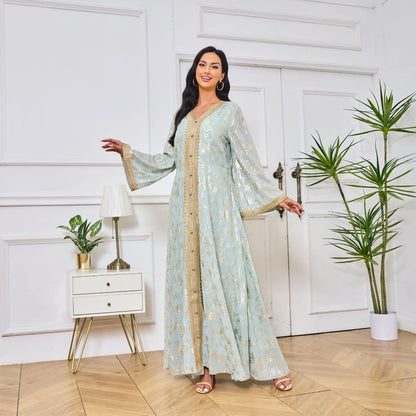 Caftan Zohra  Élégance Florale