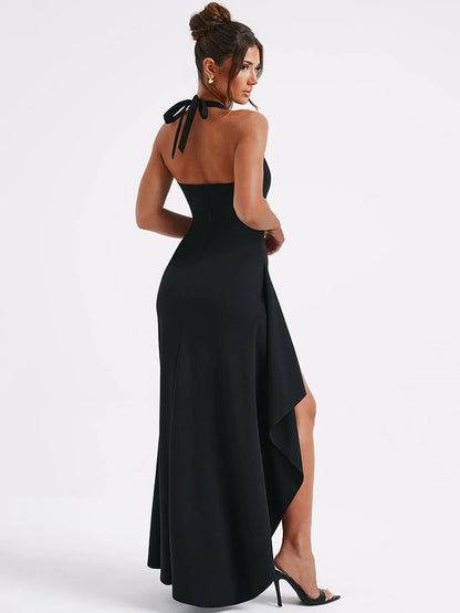 Robe Mozision longue à col ouvert