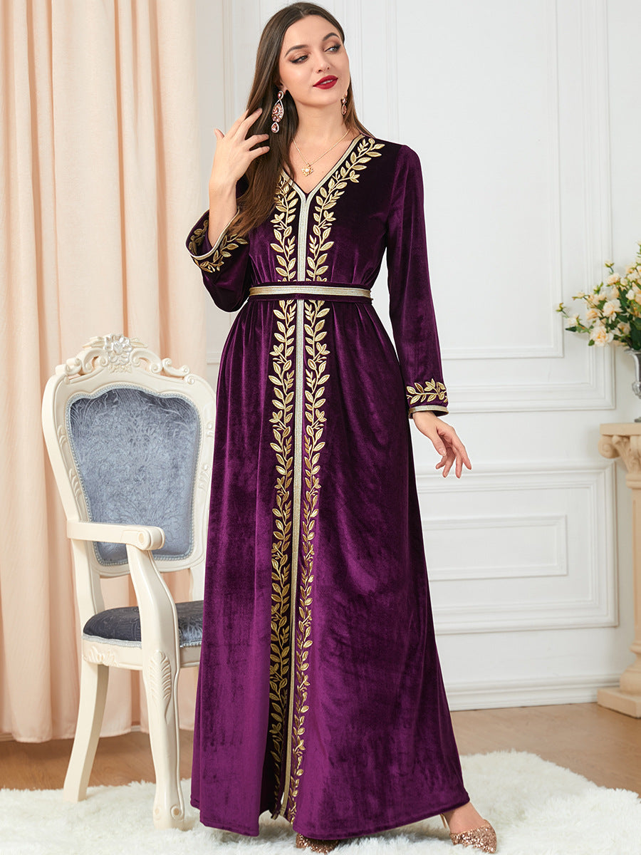 Caftan Mekness Marocain en Velours