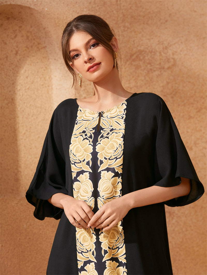 Robe Caftan Imprimé Floral